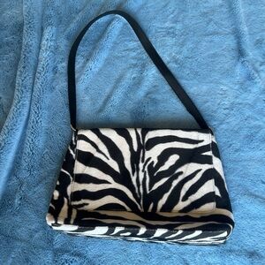 Vintage Y2K zebra purse